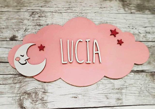 Placas de madera para puerta y colgar