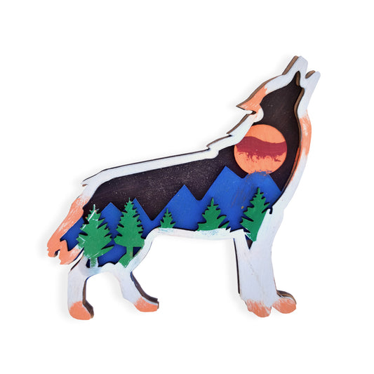 Quadre de paret - llop