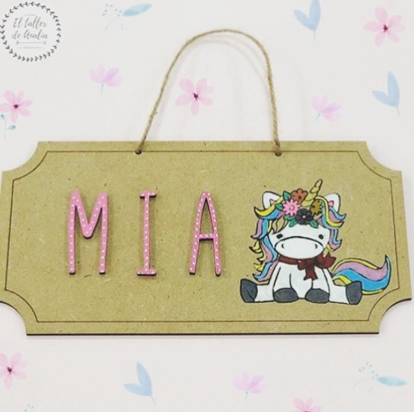 Placas de madera para puerta y colgar