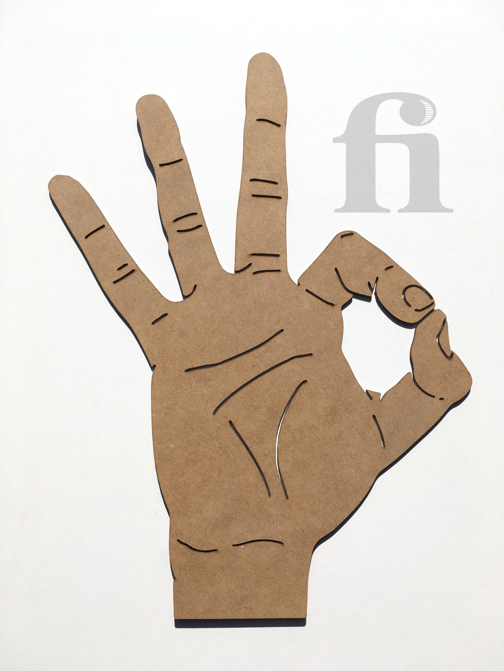 Déco murale: mains et signes