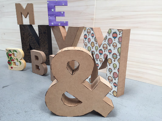 Lettres en kit 3D de 29 cms