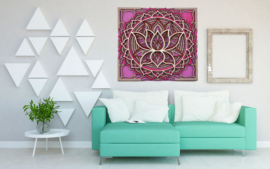 Cuadro de pared - Mandala Lotus